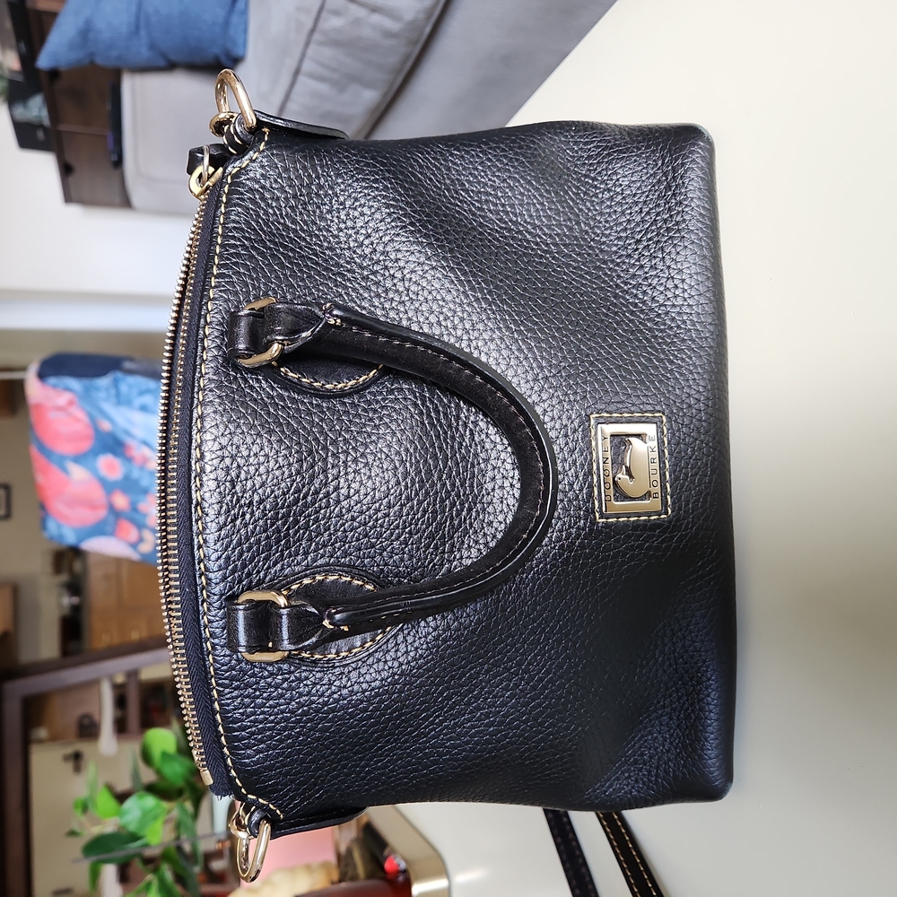 Dooney Bourke black leather bag